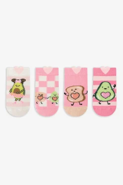 Penti Pack 4 calcetines cortos aguacate^Niños Ropa Interior|Ropa Interior