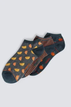 Springfield Pack 3 calcetines tobilleros s^Hombre Calcetines