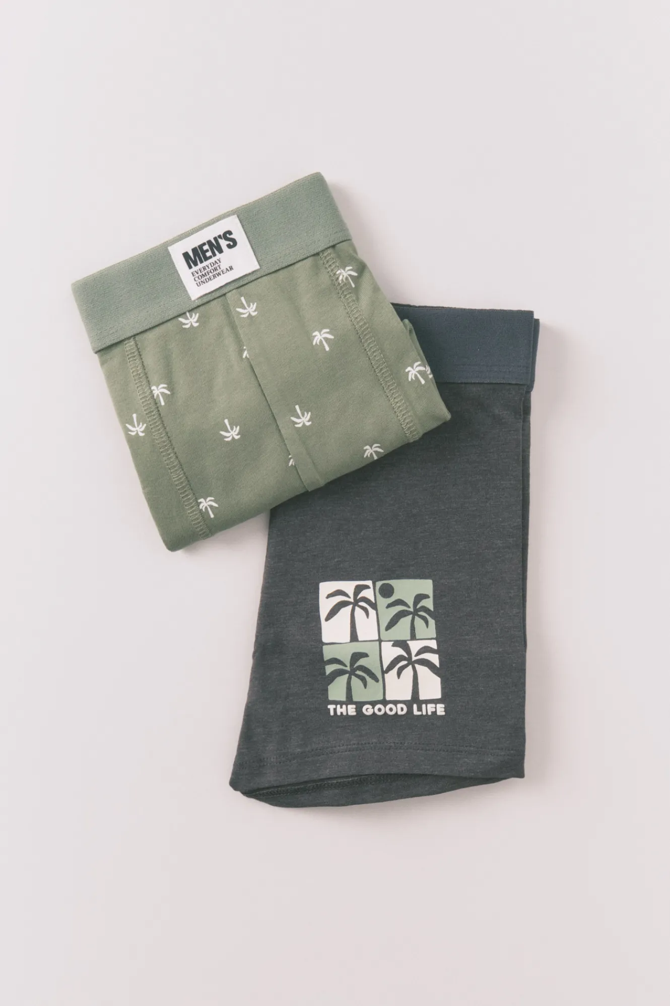 Women'secret Pack 2 calzoncillos bóxer algodón palmeras^Hombre Calzoncillos