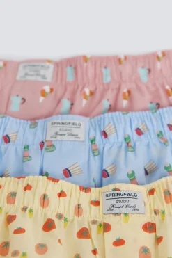 Springfield Pack 3 calzoncillos Italia^Hombre Calzoncillos