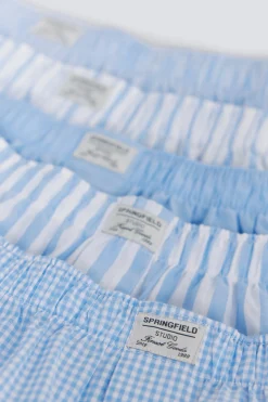 Springfield Pack 5 calzoncillos rayas es^Hombre Calzoncillos