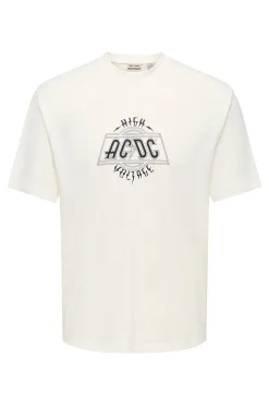 Only & Sons Pack 2 camisetas ACDC^Hombre Camisetas