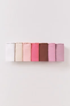 Women'secret Pack 7 tangas algod&oacute;n rosa^Mujer Braguitas