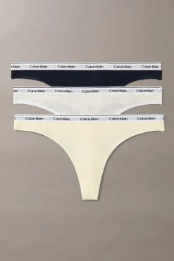 Calvin Klein Pack 3 tangas logo^Mujer Braguitas