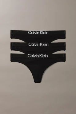 Calvin Klein Pack 3 tangas logo^Mujer Braguitas