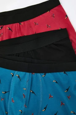Trendyol Pack de 3 boxer p&aacute;jaros^Hombre Calzoncillos