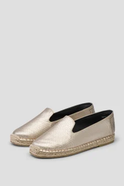 Paez Moc Vegan Leather Snake Gold^Mujer Mocasines
