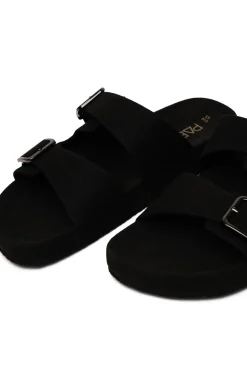 Paez Sandal Bio Vegan Suede Black^Hombre Sandalias