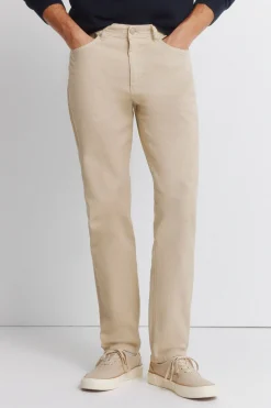Springfield Pantal&oacute;n 5 bolsillos lavado slim fit^Hombre Pantalones