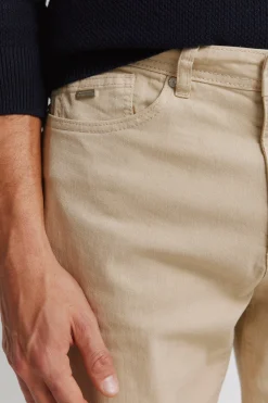 Springfield Pantal&oacute;n 5 bolsillos lavado slim fit^Hombre Pantalones