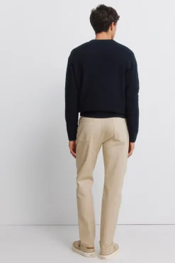 Springfield Pantal&oacute;n 5 bolsillos lavado slim fit^Hombre Pantalones