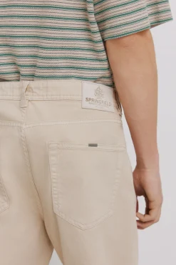 Springfield Pantal&oacute;n 5 bolsillos lavado straight fit^Hombre Pantalones