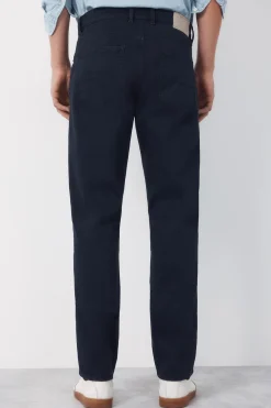 Cortefiel Pantal&oacute;n 5 bolsillos color regular fit^Hombre Pantalones