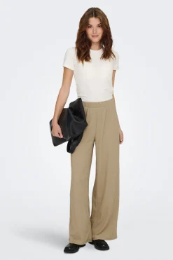 JDY Pantal&oacute;n ancho textura^Mujer Pantalones