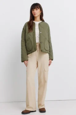 Springfield Pantalón cargo algodón^Mujer Pantalones