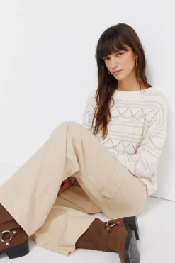 Springfield Pantal&oacute;n cargo algod&oacute;n^Mujer Pantalones