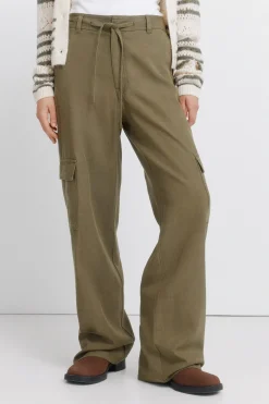 Springfield Pantal&oacute;n cargo algod&oacute;n^Mujer Pantalones