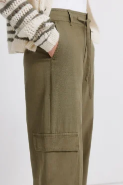 Springfield Pantal&oacute;n cargo algod&oacute;n^Mujer Pantalones