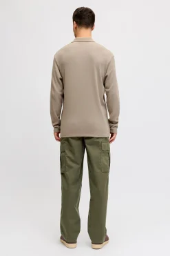 JJ REBEL Pantal&oacute;n cargo algod&oacute;n tiro medio^Hombre Pantalones