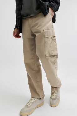 JJ REBEL Pantal&oacute;n cargo algod&oacute;n tiro medio^Hombre Pantalones