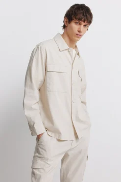 Springfield Pantal&oacute;n cargo lino slim fit^Hombre Lino|Pantalones