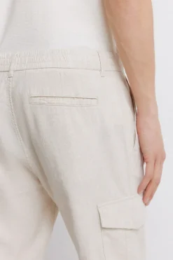 Springfield Pantal&oacute;n cargo lino slim fit^Hombre Lino|Pantalones