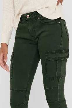 Only Pantal&oacute;n cargo slim fit^Mujer Pantalones