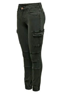 Only Pantal&oacute;n cargo slim fit^Mujer Pantalones