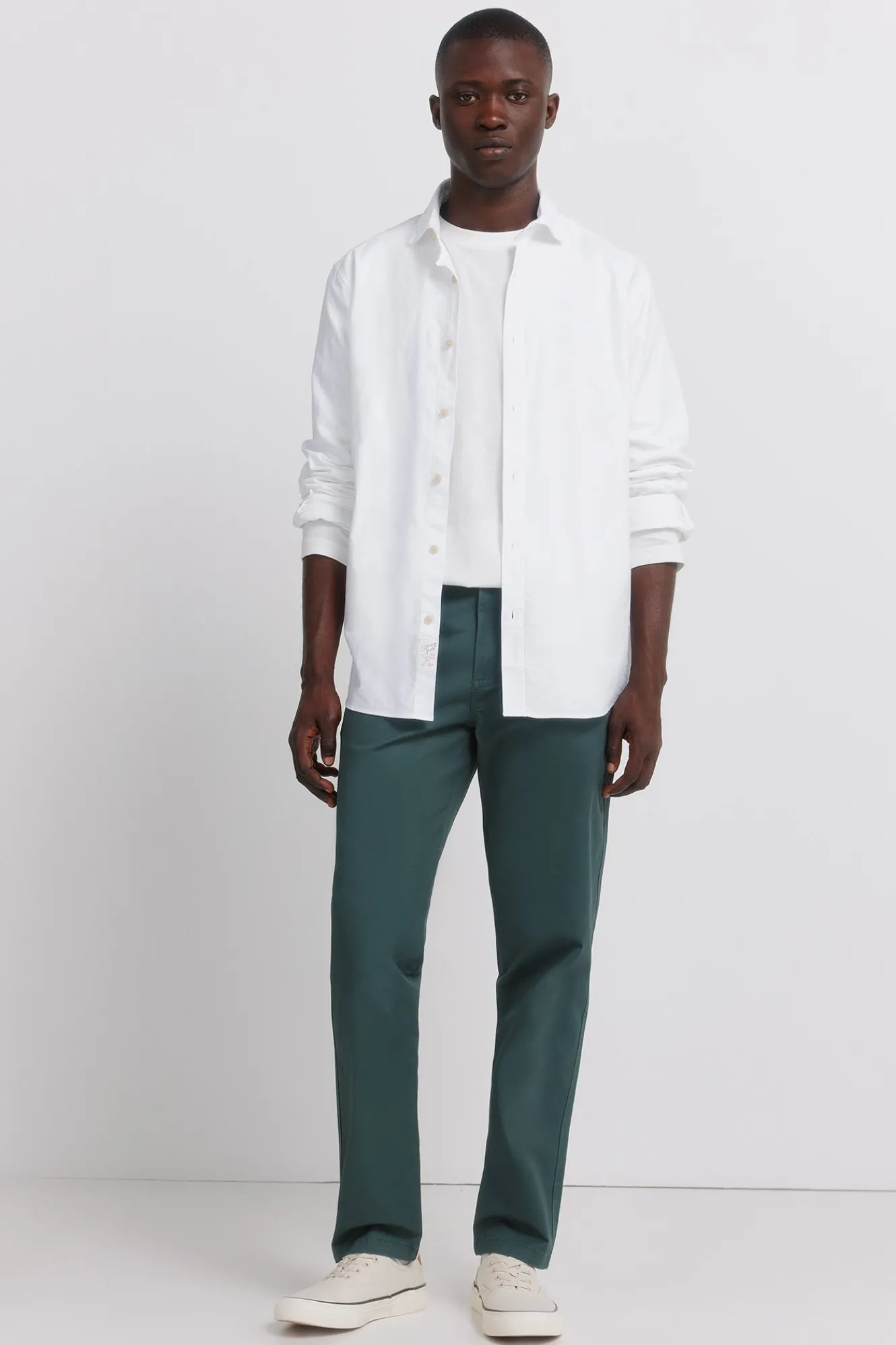 Springfield Pantal&oacute;n chino color slim fit^Hombre Pantalones|Chinos