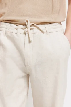 Springfield Pantal&oacute;n chino lino comfort fit^Hombre Lino|Pantalones