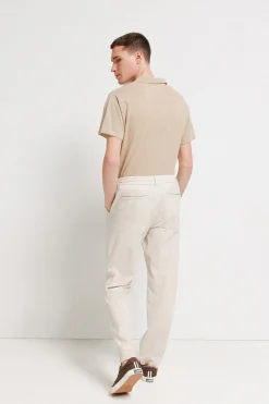 Springfield Pantal&oacute;n chino lino comfort fit^Hombre Lino|Pantalones