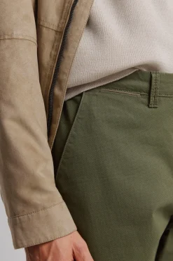 Springfield Pantal&oacute;n chino microestampado slim fit^Hombre Pantalones|Chinos