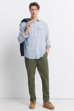 Springfield Pantalón chino skinny fit^Hombre Pantalones|Chinos