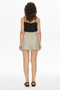 JDY Pantal&oacute;n corto de lino^Mujer Lino|Pantalones