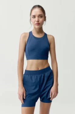 Born Living Yoga Pantal&oacute;n corto deportivo Bikila marino^Mujer Pantalones|Deporte