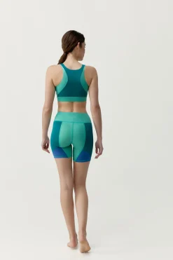 Born Living Yoga Pantal&oacute;n corto deportivo Darana y verde^Mujer Deporte