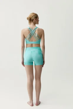 Born Living Yoga Pantal&oacute;n corto deportivo Elizabeth azul^Mujer Deporte