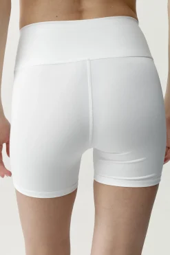 Born Living Yoga Pantal&oacute;n corto deportivo Roland blanco roto^Mujer Pantalones|Deporte