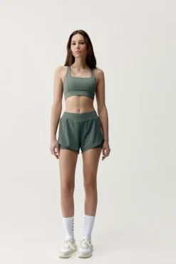 Born Living Yoga Pantal&oacute;n corto deportivo Padma 2.0 verde^Mujer Deporte
