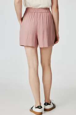 Pieces Pantal&oacute;n corto lino^Mujer Pantalones