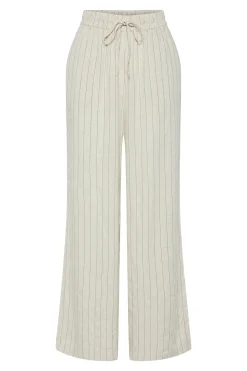 Pieces Pantalón de lino^Mujer Pantalones