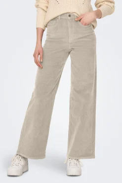 Only Pantal&oacute;n de pana wide leg^Mujer Pantalones