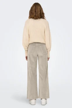 Only Pantal&oacute;n de pana wide leg^Mujer Pantalones