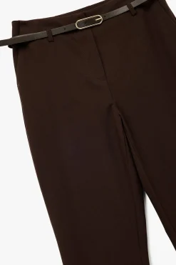 Koton Pantal&oacute;n de tela con cintur&oacute;n^Mujer Pantalones