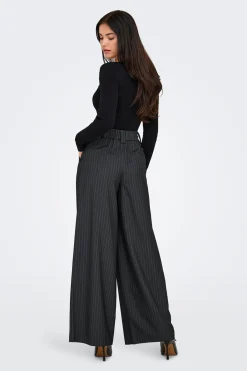 Only Pantal&oacute;n de traje raya diplom&aacute;tica^Mujer Pantalones