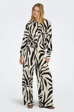 Only Pantal&oacute;n estampado floral^Mujer Pantalones|Total Look