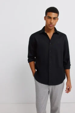 Springfield Pantal&oacute;n estructura lino comfort slim fit^Hombre Lino|Pantalones