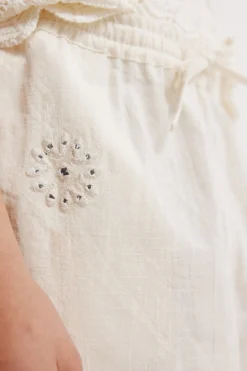 Springfield Kids Pantal&oacute;n fluido con bordados ni&ntilde;a^Niños Pantalones