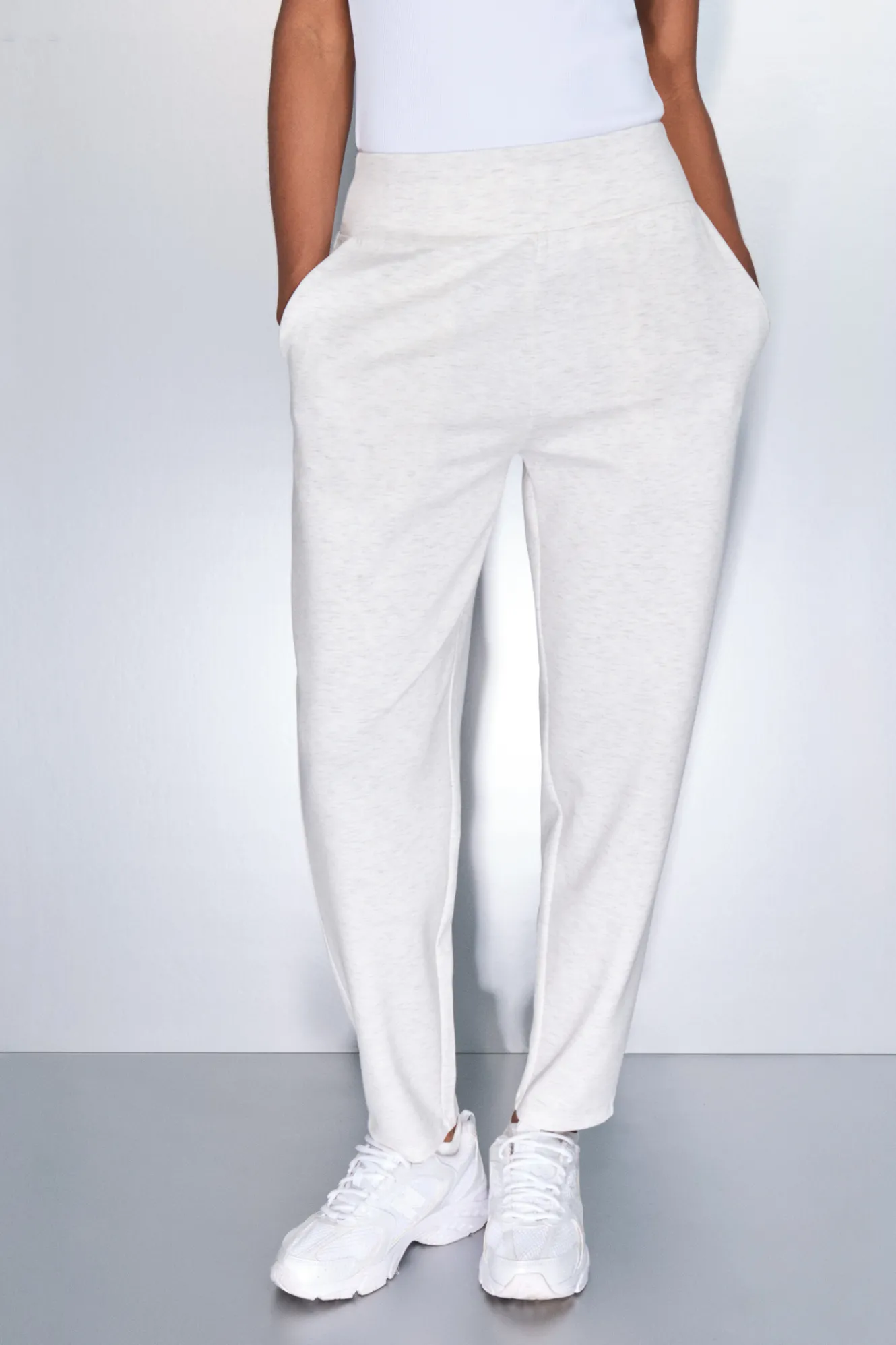 Dash and Stars Pantalón jogger blanco^Mujer Deporte