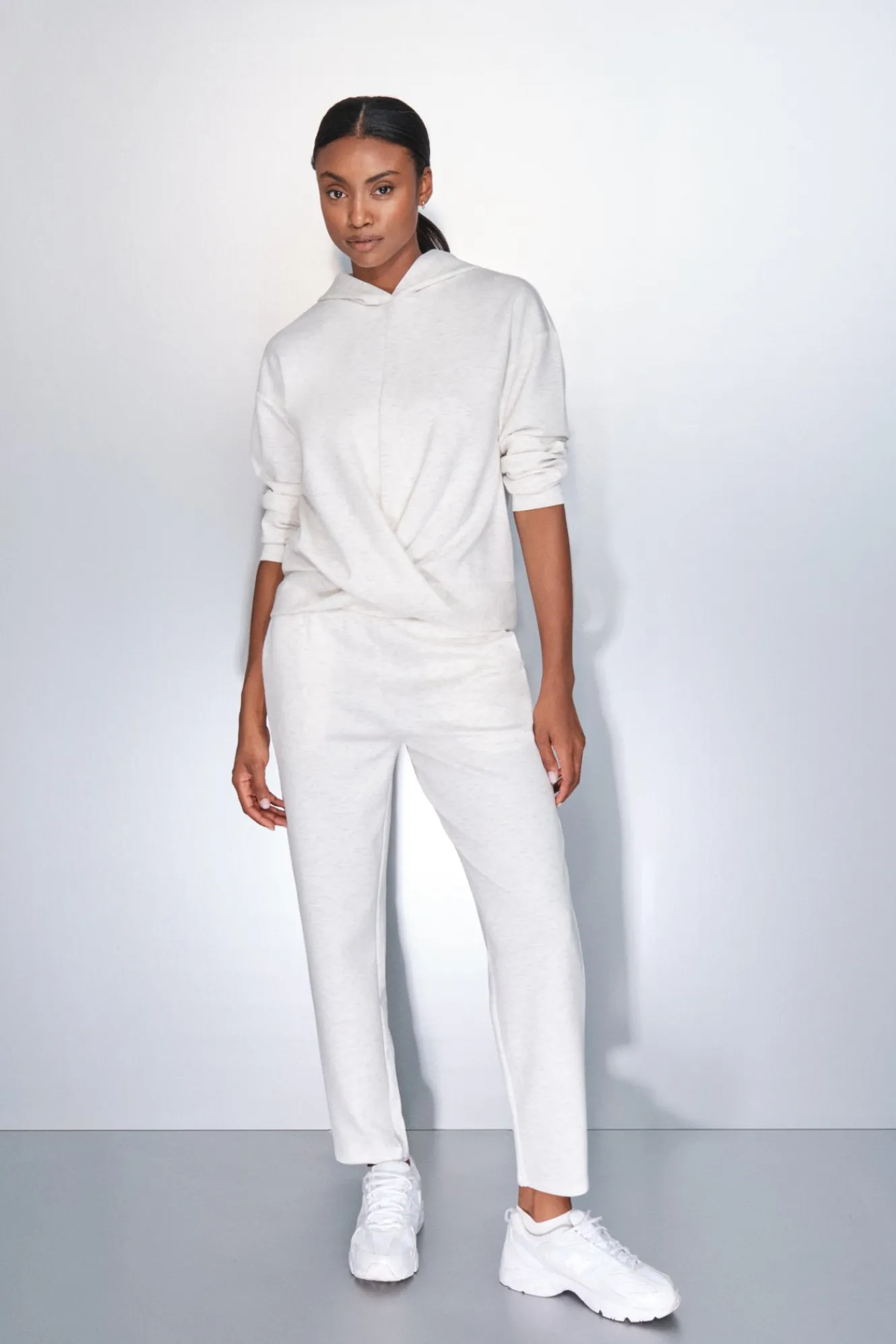 Dash and Stars Pantalón jogger blanco^Mujer Deporte